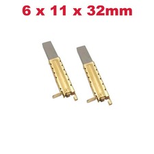 2x Kohlebürsten 6x11x32mm